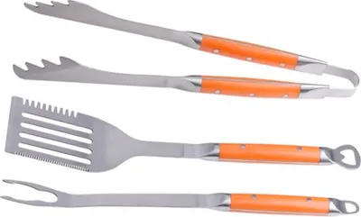 Zdjęcie produktu dla zestaw 3 narzędzi do grillowania Szczypce Łopatka Widelec