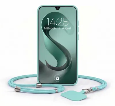 Produktbild von Handyhülle für Samsung Galaxy A05s mit Handykette Band Kordel Hülle Case Schutzhülle Hellblau