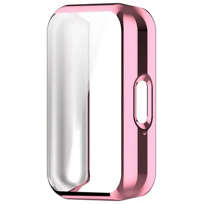 Produktbild von Etui Bizon Case Watch Felipe do Galaxy Fit 3, różowe
