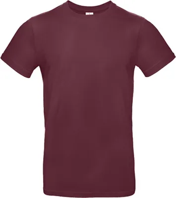 Produktbild von B&C TU03T | Herren T-Shirt E190/ -100  - Farbe: Burgundy - Größe: XS
