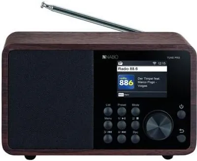 Produktbild von NABO TUNE PRO holz Internetradio mit FM/DAB+