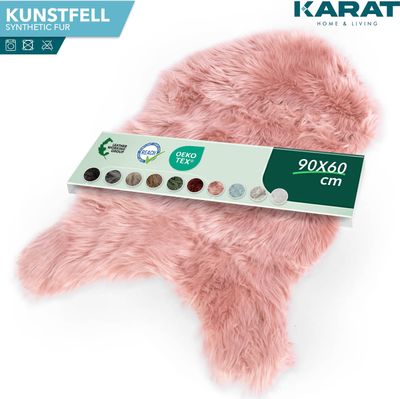 Umělá kožešina Nelly Fluffy & Soft v mnoha barvách Pink 90x60 cm