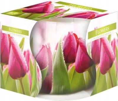 Obrázok produktu pre BISPOL Aura 20H Flowers sklenená vonná sviečka