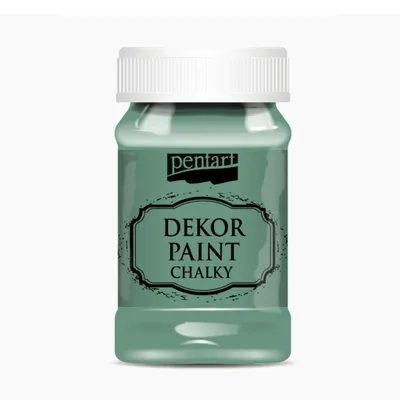 Immagine prodotto di PENTART Pittura decorativa gessosa, 100 ml, verde turchese