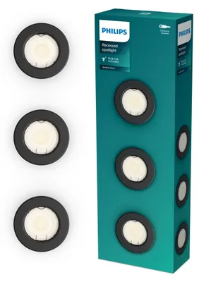 Obrázek produktu pro Philips 8721103037091, LED, 220-240 V, Černá
