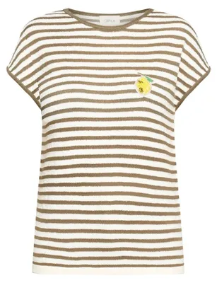 Produktbild von Shirt Kurz 1/2 Arm 1853 Cream/Khaki Größe 44