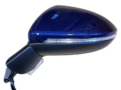 Produktbild von Außenspiegel Spiegel elektrisch Links VW GOLF SPORTSVAN, 02.14- LD5Q BLAU klappbar