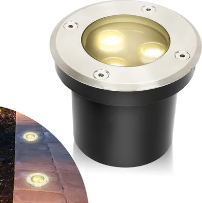 Produktbild von Peviasot 12x 3W Bodenleuchte IP67 LED Leuchte Bodeneinbaustrahler Bodenstrahler Boden