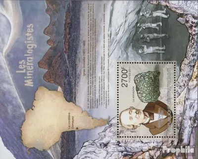 Produktbild von Briefmarken Zentralafrikanische Republik 2011 Mi Block736 (kompl.Ausg.) postfrisch Mineralogen