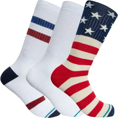 Produktbild von Stance 3er Pack The Americana Socken, Mehrfarbig One Size