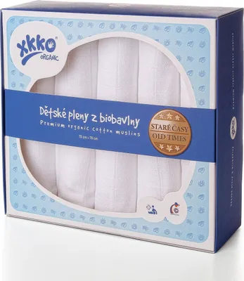 Image de XKKO Organic 70x70 Old times - blanc - 5pcs