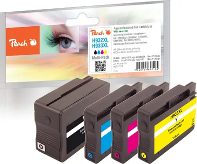 Immagine prodotto di Peach PI300-416 Patrone Peach HP 932/933XL Füllanzeige MultiPackPlus Retail
