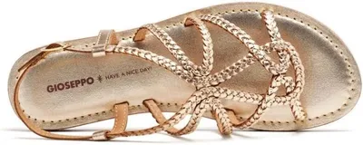 Produktbild von Gioseppo ORLAND Damen Platinum Sandalen Flach Leder Geflochten 75107-P-Platinum