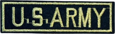 Produktbild von Aufnäher mit Textemblem der US-Armee zum Aufbügeln