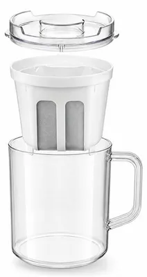 Produktbild von Joghurtfilter für Griechischen Joghurt, 1,4 L Joghurt Abtropfer, Joghurt Sieb zum Trennen von Molke, BPA-frei, aus PP, kompakt für den Kühlschrank