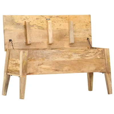 Produktbild von vidaXL Aufbewahrungstruhe 99 x 35 x 48 cm Massivholz Mango
