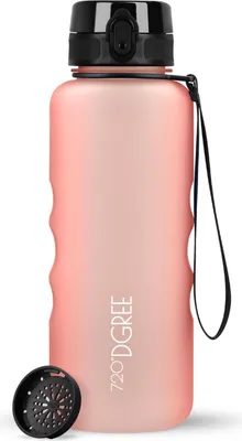 Image de uberBottle softTouch Gourde avec passoire 1500ml / Flamingo Pink/ 720DGREE