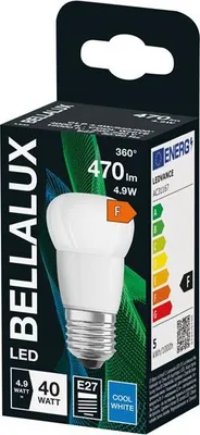 Image de Ampoule Led Sphère E27 Froid éclairage Led Froid Dépoli E27 - Bellalux