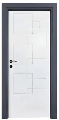 Image de Portes d'appartement blanches exclusives Portes d'hôtel design Portes de sécurité