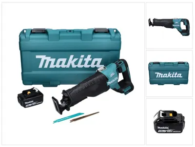 Image de Makita DJR187F1K Scie récipro sans fil 18V Brushless + 1x Batterie 3,0 Ah + Coffret - sans chargeur