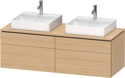 Produktbild von DURAVIT LC4872B30300000 Konsolen-WTU wandh. L-Cube 550x1400x4