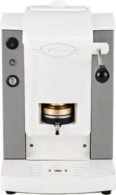 Immagine prodotto di Faber Slot Plast Basic  - Macchina per Caffè con pressacialda in ottone - Telaio in Metallo Grigio e frontale in policarbonato bianco