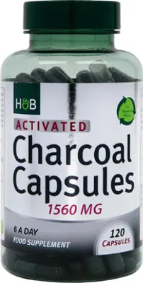 Obrázok produktu pre Holland & Barrett aktvne uhlie 260 mg