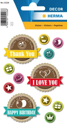 Produktbild von Herma DECOR Sticker Happy Day