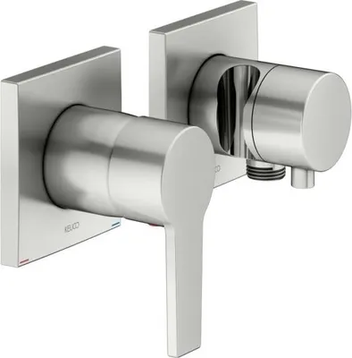 Produktbild von KEUCO EDITION 11 Einhebelmischer Set Unterputzmodell für 2 Verbraucher mit Schlauchanschluss und Brausehalter, 51151061222