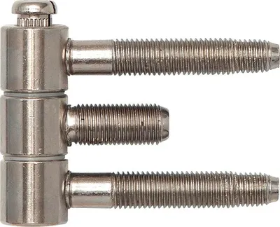 Produktbild von SFS Stahlzargenband (Türband) 3-teilig, Einbohrband 16x46,7mm Stahl vernickelt