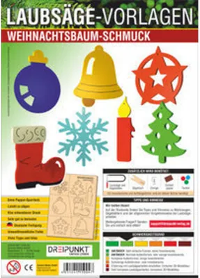 Produktbild von Laubsägevorlage Weihnachtsbaumschmuck