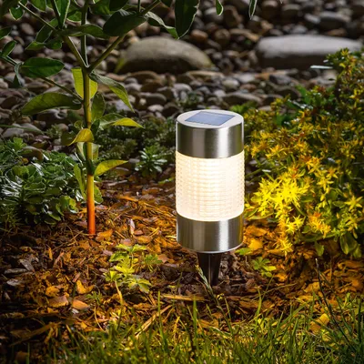 Produktbild von esotec Solarstecker für außen, Puc Light, LED Gartenstecker