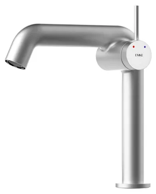 Immagine prodotto di Rubinetto per bagno, cromato, miscelatore monocomando in ottone, con cartuccia in Vetroceramica