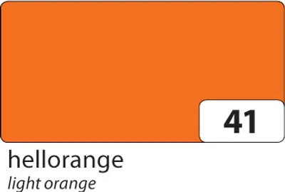 Produktbild von folia 68010/41 Fotokarton, 300 g/m², 70 x 100 cm, hellorange (10 Bogen)
