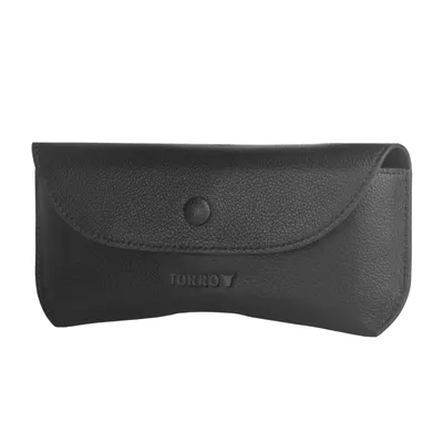 Image de Étui à lunettes de soleil / étui à lunettes en cuir TORRO - noir