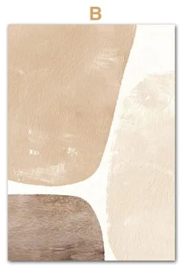 Produktbild von Poster Yoga Abstrakt sitzende Frau und Posen als Deko Print ohne Rahmen · Motiv B · 15×20cm