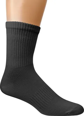 Produktbild von TippTexx 24 4 Paar Bambus Crew Socks in Trend Farben, Schwarz, Größe 42-47