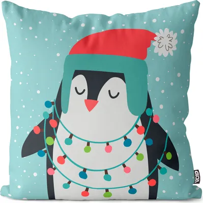 Produktbild von VOID Tiere Weihnachten Freunde Kissenbezug Kissenhülle Sofakissen Kissen Deko Outdoor-Kissen Dekokissen