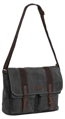 Produktbild von DANIEL RAY DR16.1380 McAllen Messenger 2xSchn. Lapt. BUSINESSUMHÄNGER black