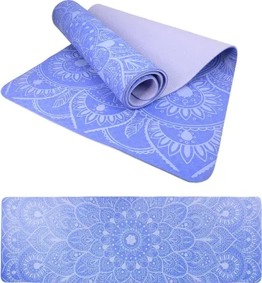 Immagine prodotto di LIFEFIT® YOGA MAT MANDALA DUO, 183x58x0,6cm, blu