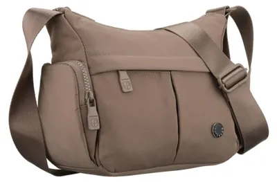 Obrázek produktu pro Peterson dámská crossbody kabelka béžová polyester 21x18 cm