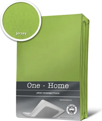 Produktbild von Spannbettlaken 180x200 cm - 200x220 cm apfelgrün Jersey Boxspringbett Wasserbett