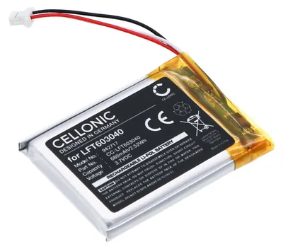 Image de CELLONIC Batterie pour Casque micro Compatible avec Philips TAPH805, LFT603040 - (680mAh, 3.7V)