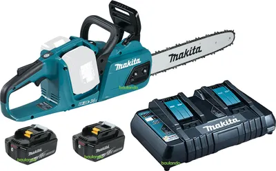 Produktbild von Makita DUC355PT2 Kettensäge Schwarz, Blau 18V
