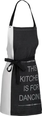 Immagine prodotto di KELA Grembiule Gianna 100% cotone bianco-nero KL-12775