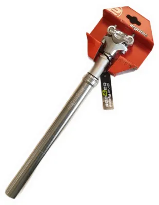 Produktbild von Federsattelstütze 80 Kg ERGOTEC SP-5.0 Sattelstütze gefedert Alu Ø 27,2 silber