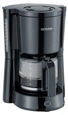 Obrázek produktu pro Severin KA4815, Kávovar na překapávanou kávu, Mletá káva, Černá