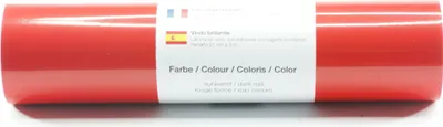 Produktbild von Kreativplotter Vinylfolie glänzend DUNKELROT 21x300 cm