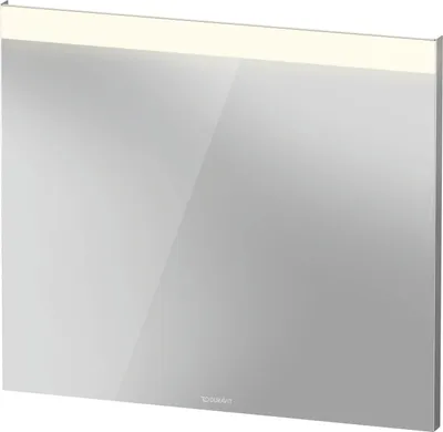 Produktbild von Duravit Licht & Spiegel Good Spiegel mit LED-Beleuchtung, Lichtfeld oben, Höhe 700mm, Weiß Matt, LM7836000000000