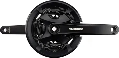 Immagine prodotto di Pedivella Shimano FC-MT101 3 velocità 40-30-22 44-32-22 denti 170 mm Guarnitura bicicletta Guarnitura